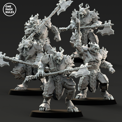 Beastmen Elite Warriors Axes