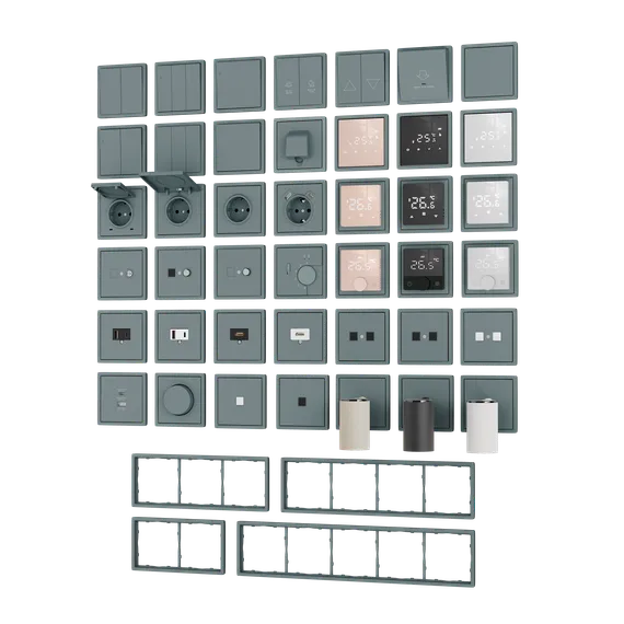 Donel R98 матовый изумруд клавиша 3-я с подсветкой, серия DA