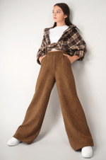 Брюки палаццо из футера для девочки Happyfox