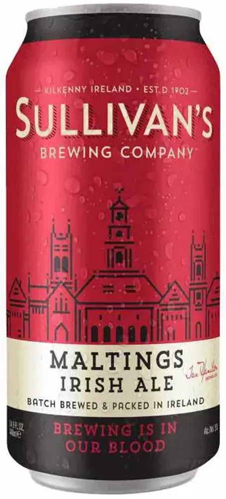Пиво Салливанс Малтингс Айриш Эль / Sullivan&#39;s Maltings Irish Ale 0.44 - банка
