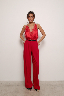 Брюки красные
