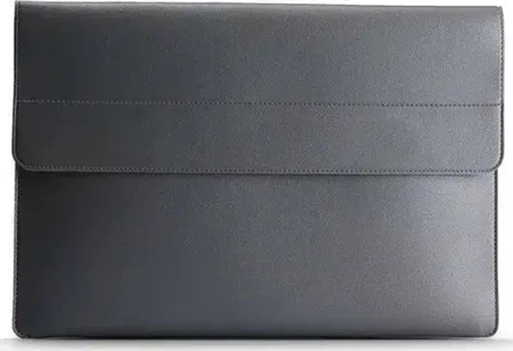 Чехол-конверт Tech-Protect Chloi для Apple MacBook 13" искусственная кожа (темно-серый)