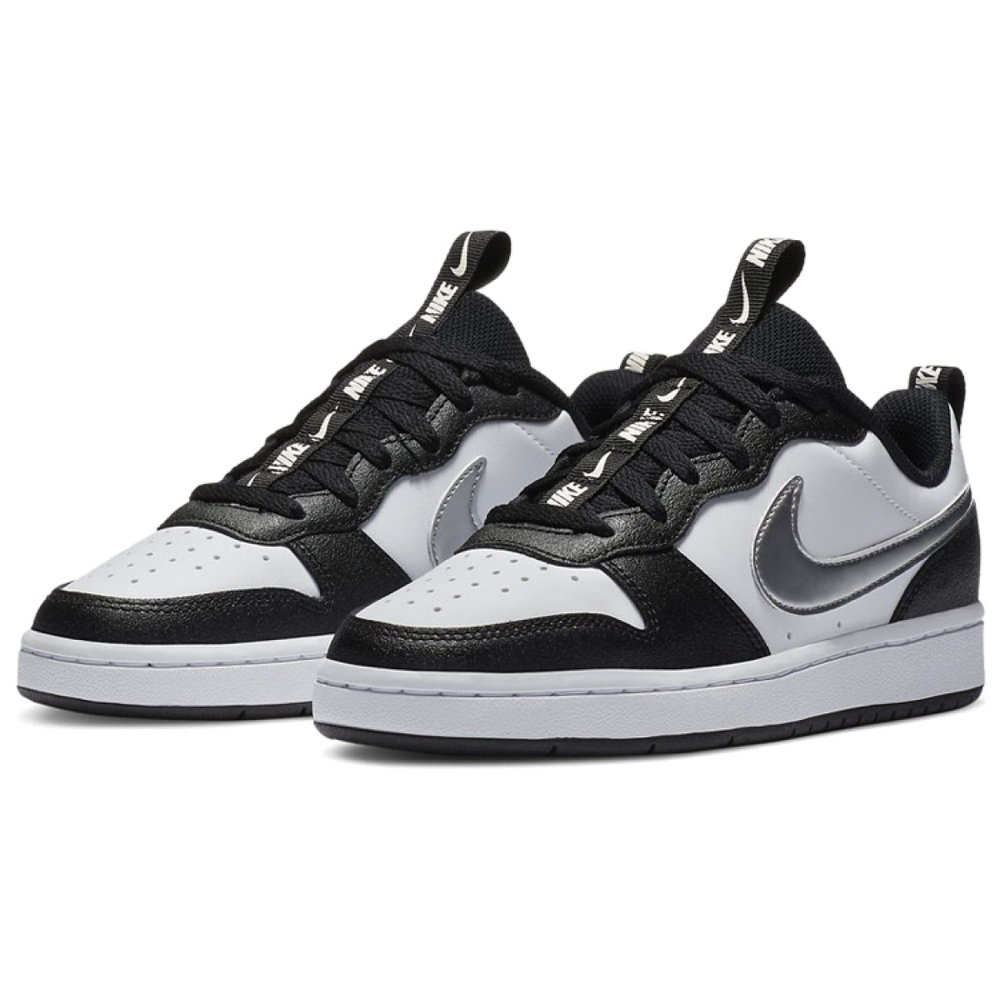 Кроссовки Nike Court Borough Low 2 Black White Silver