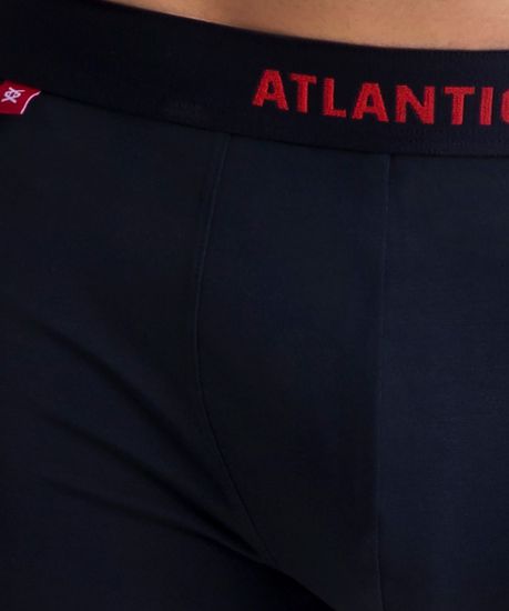 Трусы мужские боксеры (3шт), Atlantic 3MH-022, светло-голубой+темно-синий+серый меланж