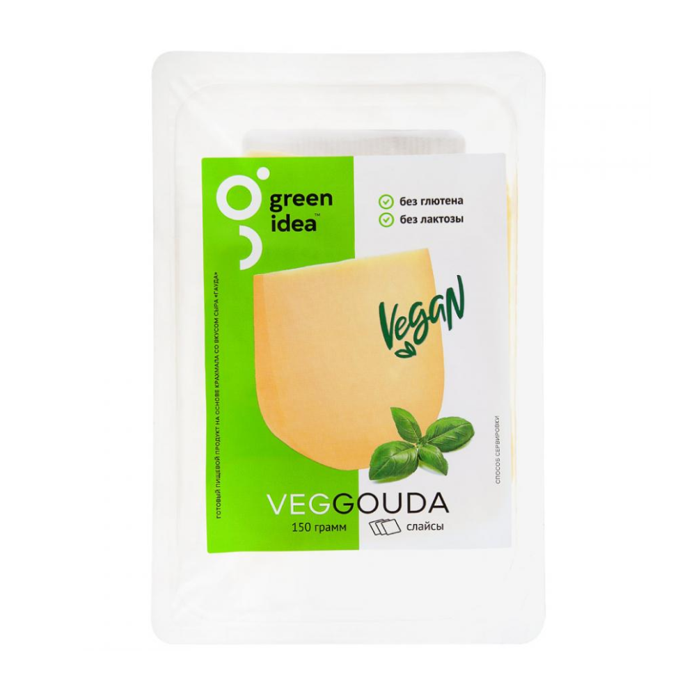 Сыр Гауда в слайсах Green Idea, 150 г