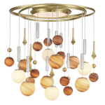 5457/21C ODL_EX Люстра потолочная 20*G9*5W + LED 20W 2500K MODERN