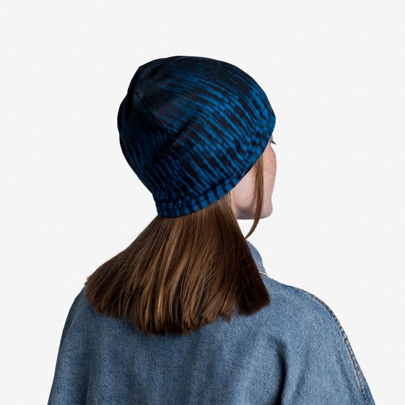 Тонкая флисовая шапочка Buff Hat Polar Microfiber Zoom Blue Фото 7