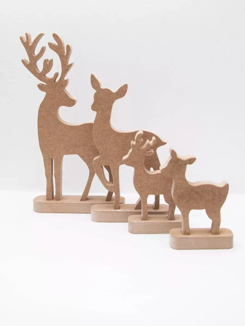 Набор из четырех оленей 31см, 24см, 16см, 14,5см