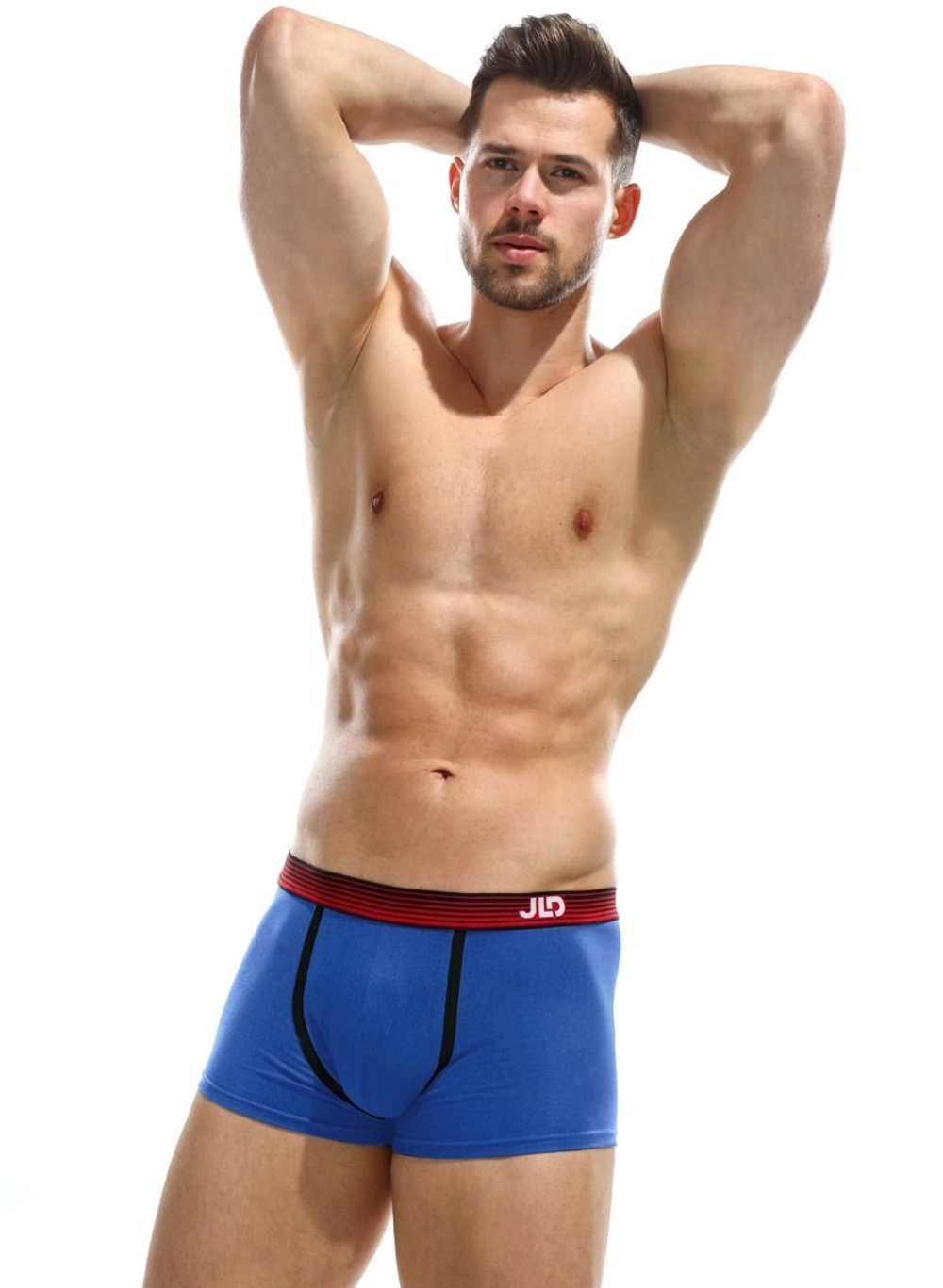 Мужские трусы-боксеры с контрастной тесьмой (Размер: XXL) (Цвет: зеленый)