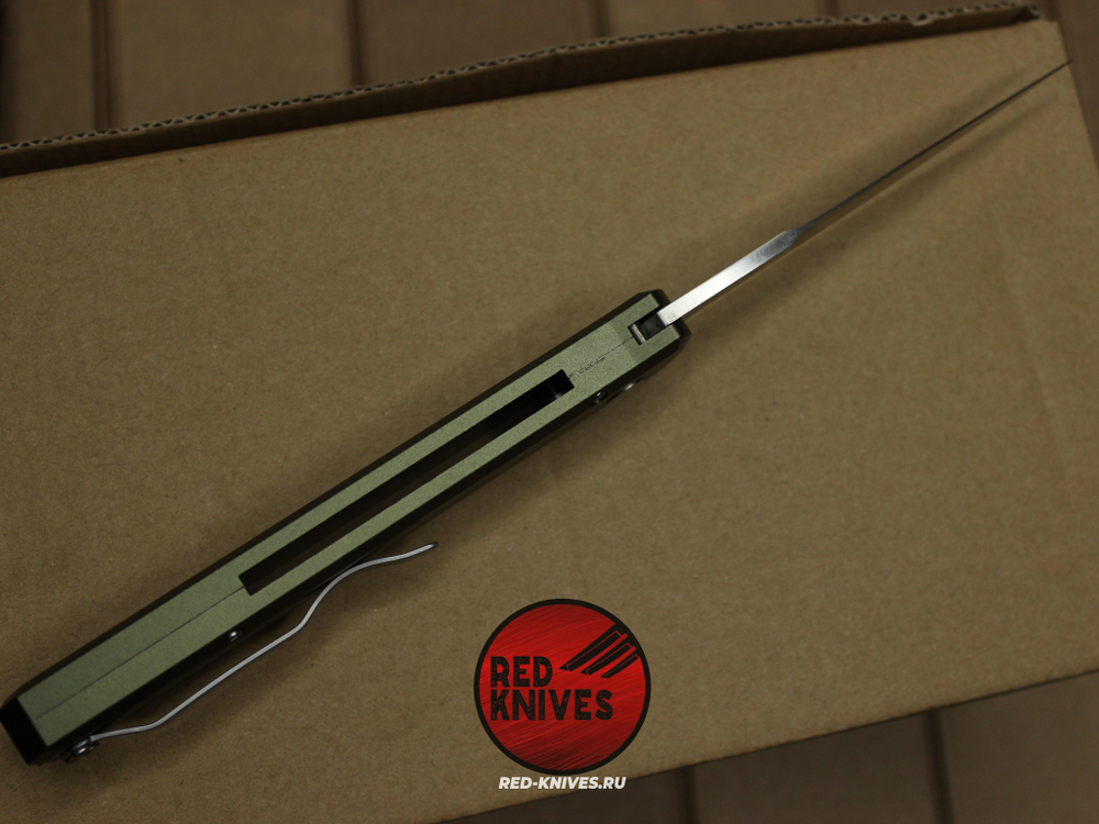 Нож Pro-Tech Godfather - зеленая рукоять, клинок саттин RK/505