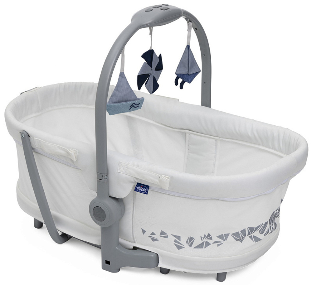 Детская кроватка-стульчик Chicco Baby Hug Pro 5 в 1 White Cream