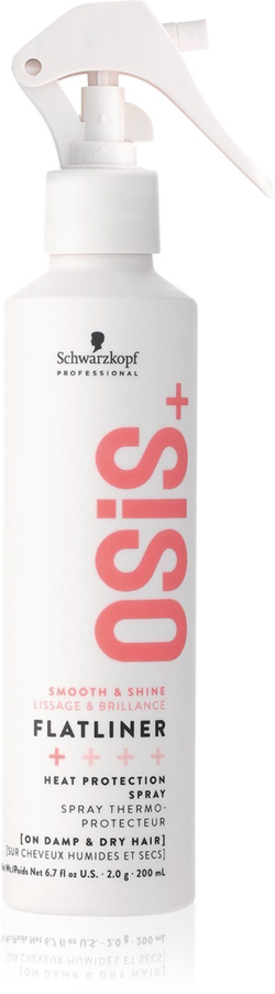 Schwarzkopf Professional Osis+ Flatliner - термозащитный спрей для волос /   200  ml  / GTIN 4045787999655