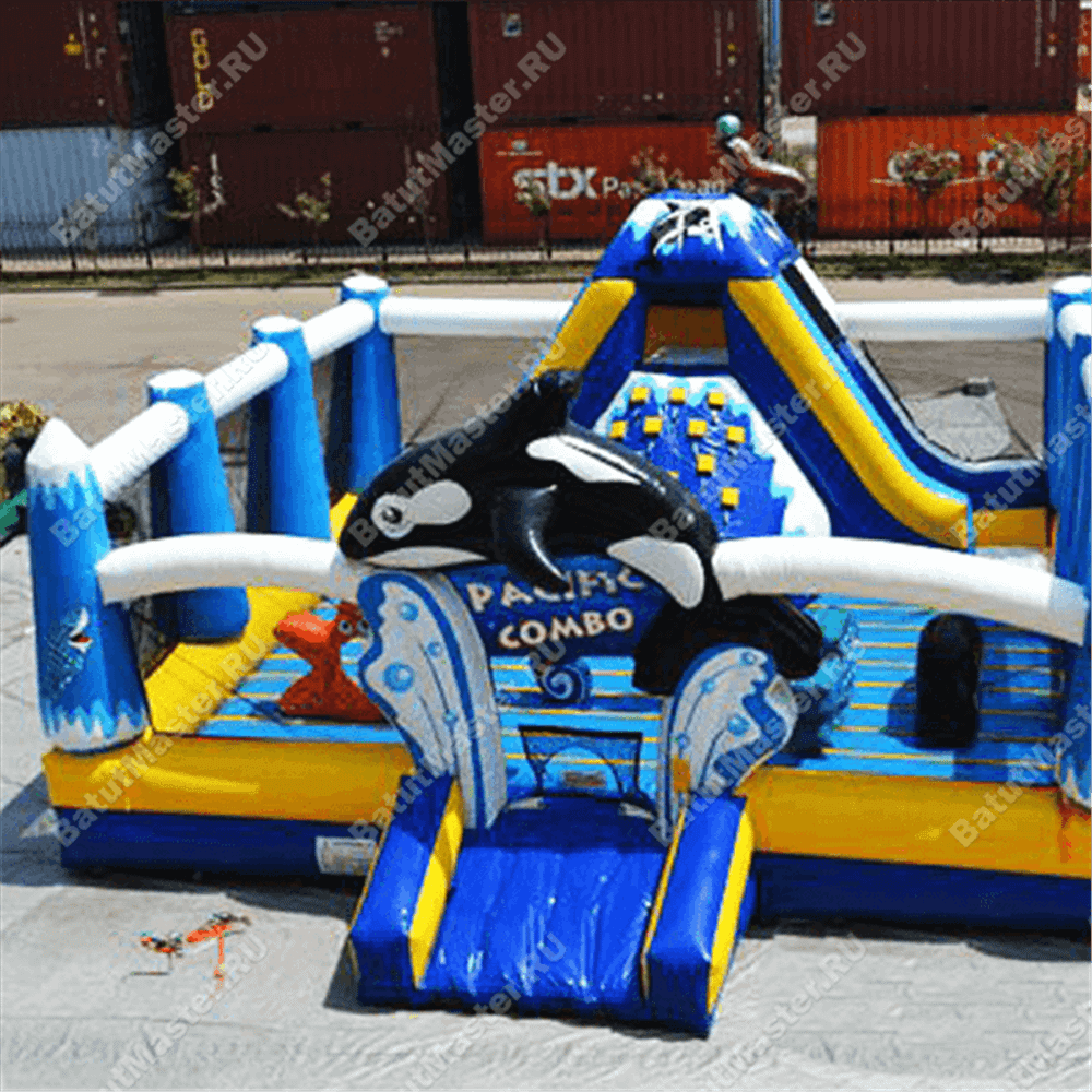 Коммерческий надувной батут "Океан"