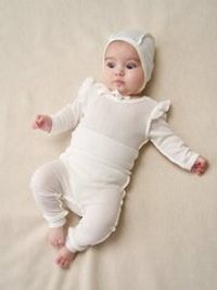 Ползунки "Молоко" из ажурного хлопка 0+