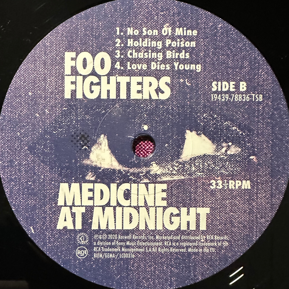 Foo Fighters ‎– Medicine At Midnight (Европа 2021г.)