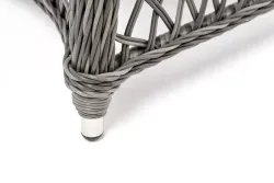 "Эспрессо-80 L" обеденная группа плетеная, цвет графит