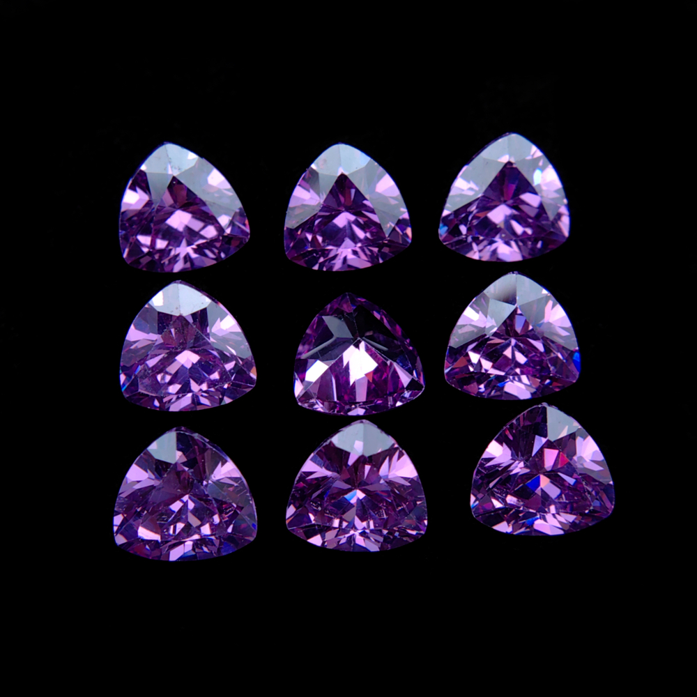 Фианит триллиант, Amethyst