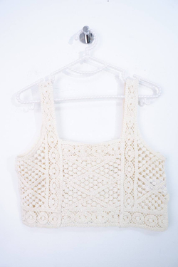 Топ Reserved вязаный, маркировка L, визуально на 46 размер