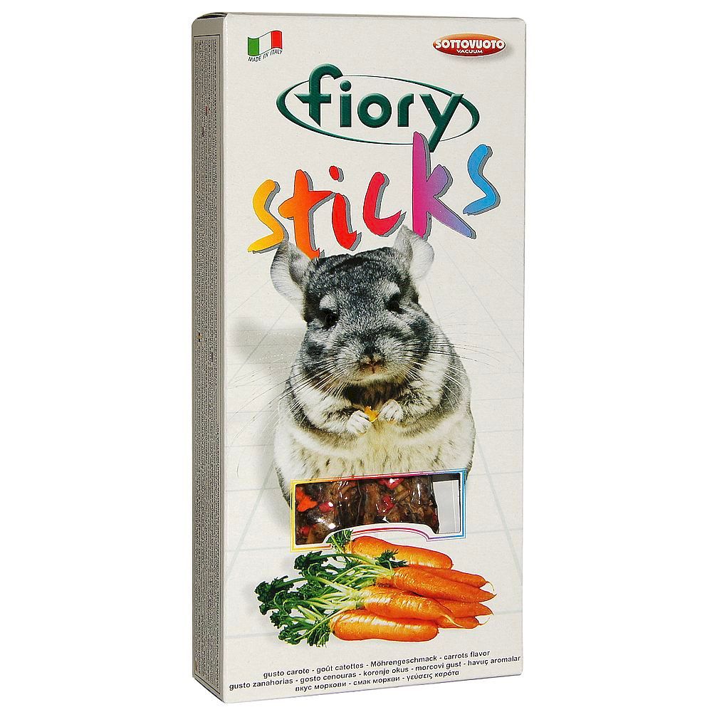 FIORY Sticks gusto carote палочки для шиншил с морковью 80 г FIORY Sticks gusto carote палочки для шиншил с морковью 80 г