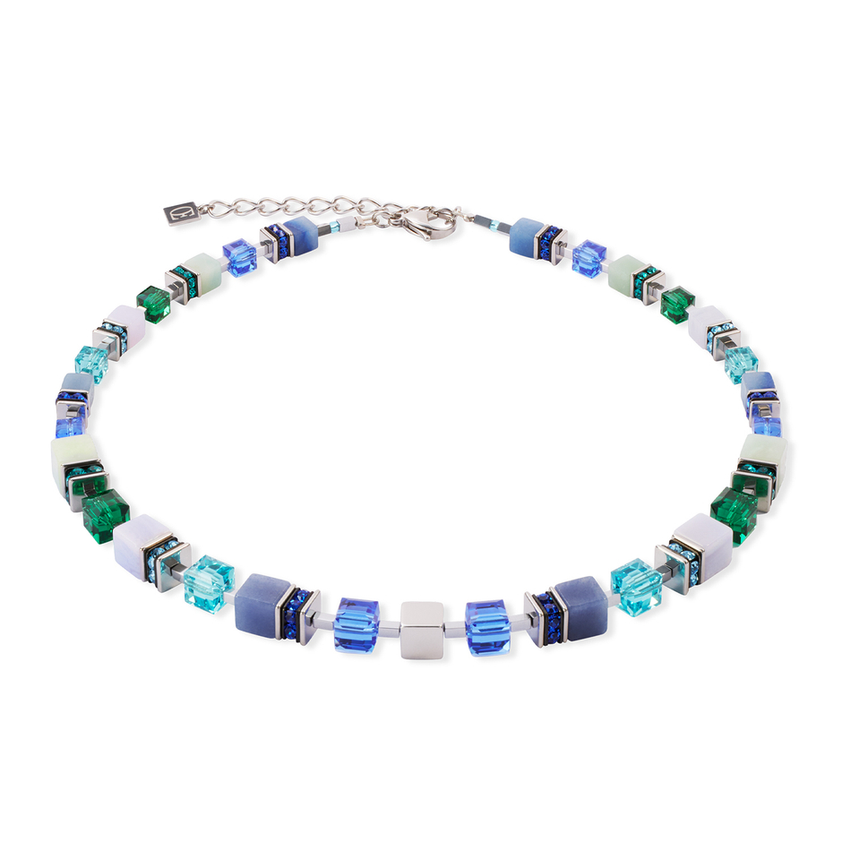 Колье Coeur de Lion Blue-Green 3039/10-0705