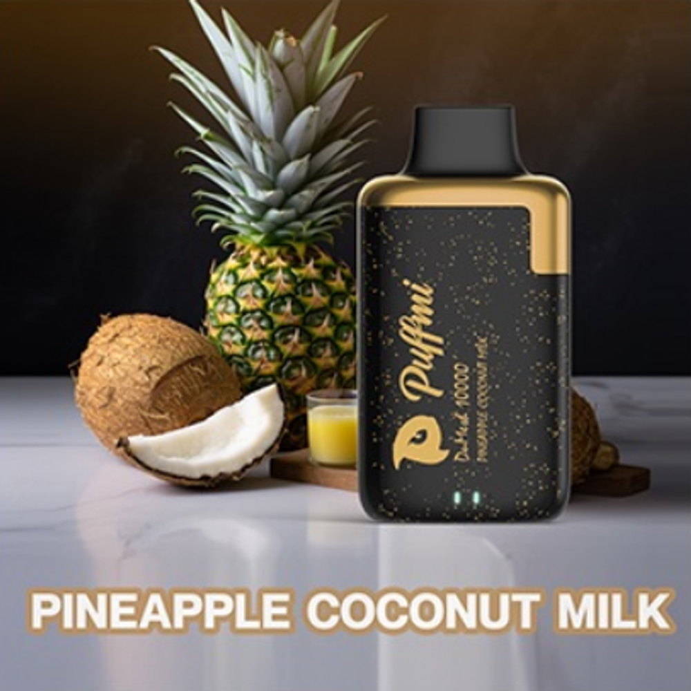 Puffmi Dumesh Pineapple coconut milk (Ананас-кокосовое молоко) 10000 затяжек 20мг Hard (2% Hard)