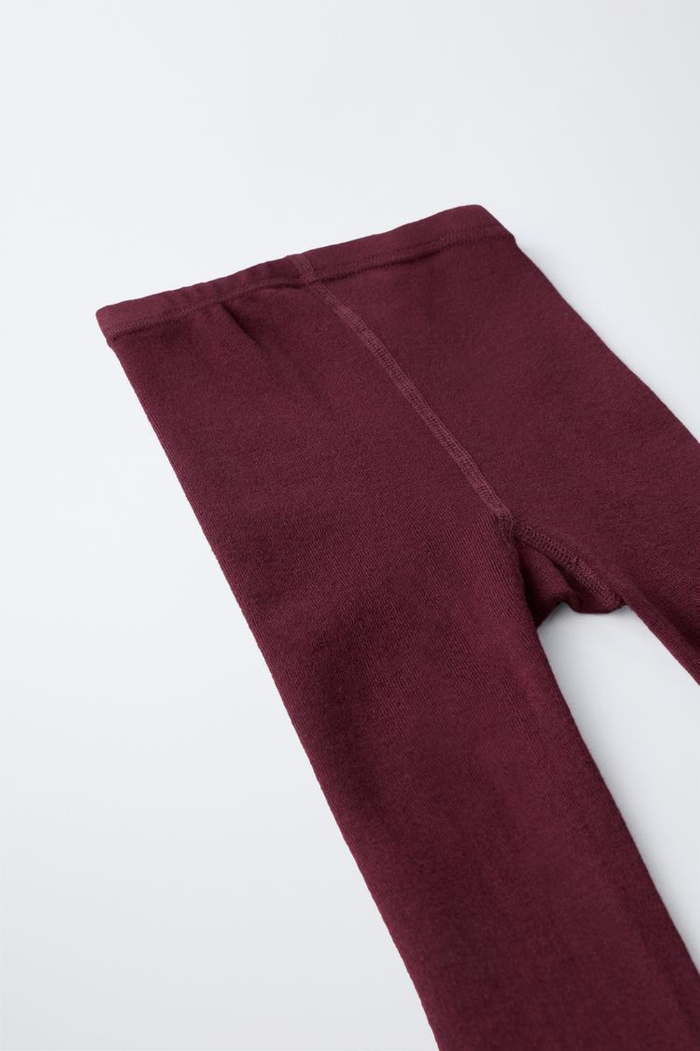 ZARA ОДНОТОННЫЕ КОЛГОТКИ, БУРГУНДИ