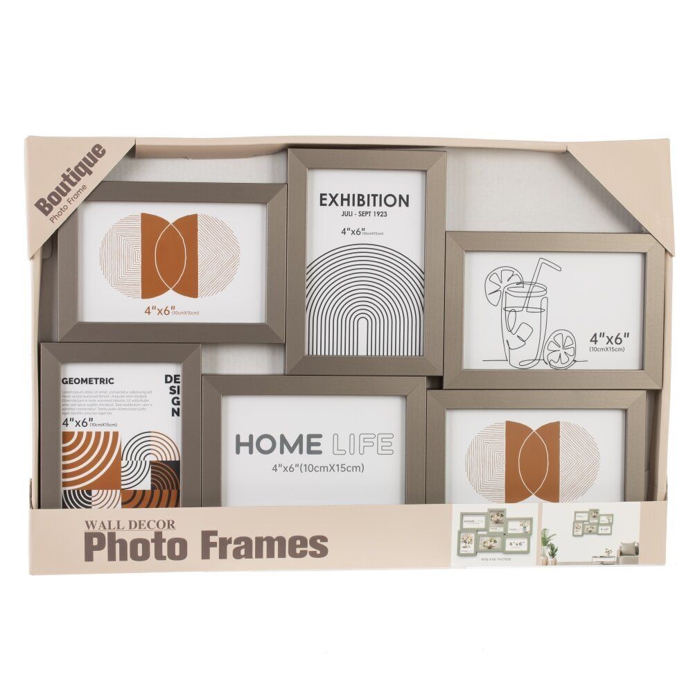 GAEM Фоторамка-панно для 6-ти фото, L47 W2 H32 см