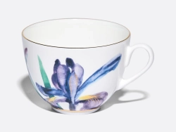 Чашка с блюдцем L’Art des Fleurs (Искусство цветов) в подарочной упаковке, форма Весенняя 2, рисунок Аметистовое пламя, арт 81.33403.00.1