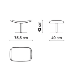 Кресло с оттоманкой Almora