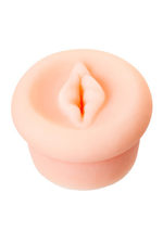 Универсальная мягкая насадка на вакуумную помпу Sexus Men PRETTY PUSSY (Цвет: телесный)