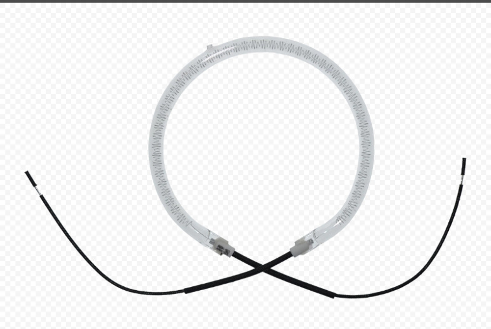 Тэн аэрогриля стеклянный 15 см 1200-1400W  галогеновый