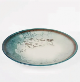 GBSEO23DUR1341 Тарелка Круглая D=23 См., Плоская, Фарфор Цвет Лазурь Комб., Lagoon R1341