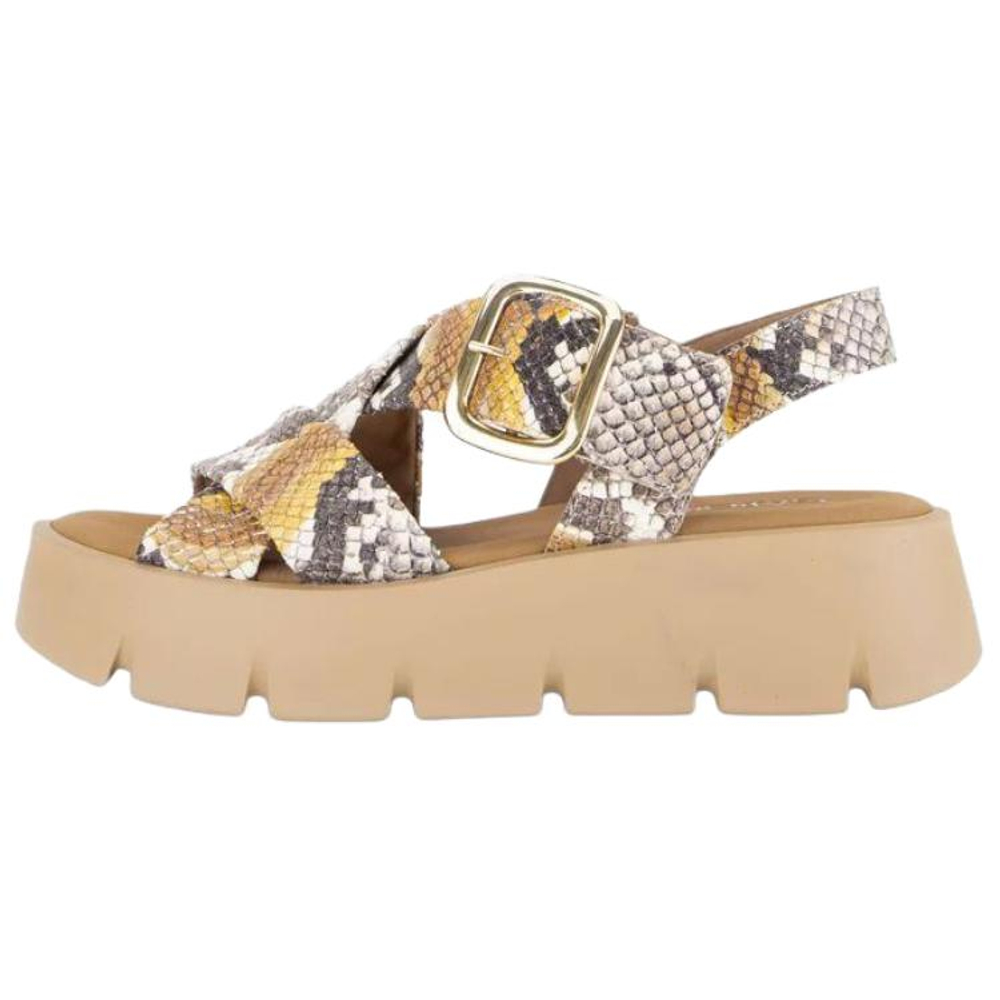 Gabor Leather One Strap Sandals 5CM Women"s Multicolor