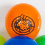 Шар (12''/30 см) Зубастики, Ассорти, пастель, 2 ст, 25 шт.