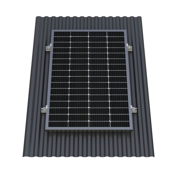 Крепёж одной солнечной батареи 300-600 Вт на наклонную крышу. 70 мм, фото №997274806