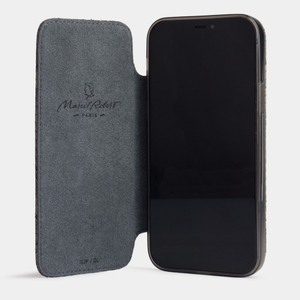 Чехол Benoit для iPhone 12 Pro Max из натуральной кожи питона, зеленого цвета