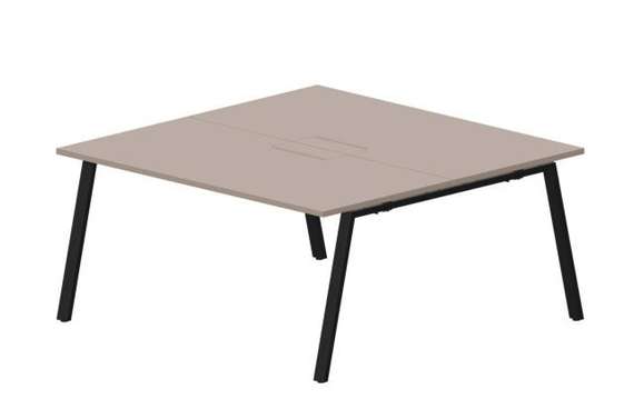 Составной стол Arena на 2 рабочих места 1580х1566х750мм (меламиновые аутлеты)
