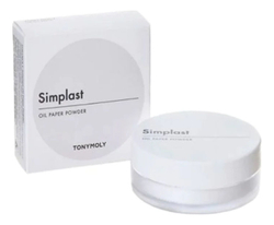 TONYMOLY Матирующая рассыпчатая пудра - SIMPLAST OIL PAPER POWDER , 10г