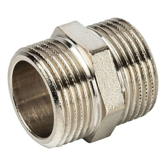 Ниппель STOUT никелированный HH 3/4 — (2)