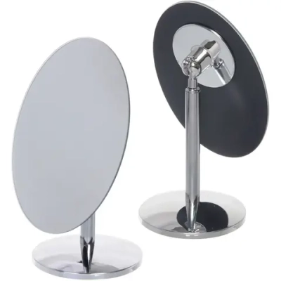 Зеркало настольное «ФОРТУНА БРИ», овал, цвет металл, 27*12,5см (коробка)