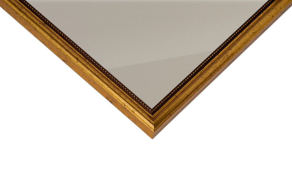 Рамка 45x55 для постера и фотографий, пластиковая, багетная, со стеклом и задником, ВсеПодрамники. Товар уцененный
