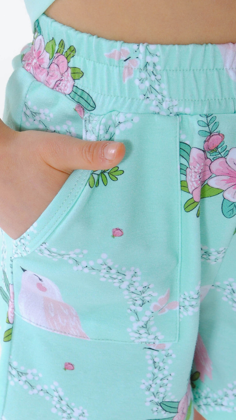 Шорты трикотажные для девочки 3-6 лет Fleur de Vie