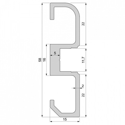 Профиль накладной Deko-Light AM-02-10 970601