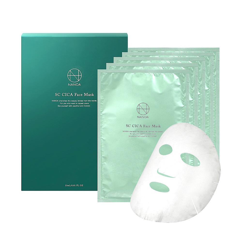 Тканевая маска с центеллой азиатской и стволовыми клетками NANOA SC Cica Face Mask