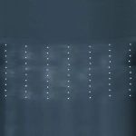 Гирлянда для дома ЗАНАВЕС «Жемчужина» ш3* в1 м 100 ламп LED, прозр. пров, 8 реж,IP-40, Белый (возможность соединения)