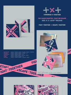 Альбом TXT - The Chaos Chapter: FIGHT OR ESCAPE 2nd Album 2 TOGETHER Version SET