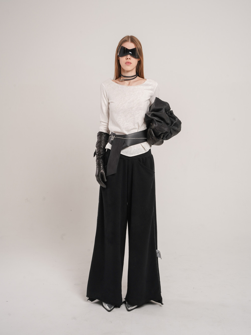 Лонгслив Базовый Белый