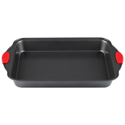 Форма для запекания с силиконовыми ручками COTTURA прямоугольная, размер: 45,5*29,5*5 см 107037-SK