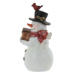 GAEM Фигурка декоративная "Снеговик", L8 W7,5 H15,5 см, 2в.
