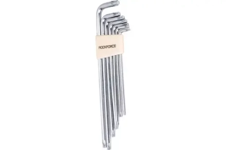 Набор ключей TORX RF-5071XL: экстра длинных Т10-Т40 7пр. на пласт. держат. ROCKFORCE